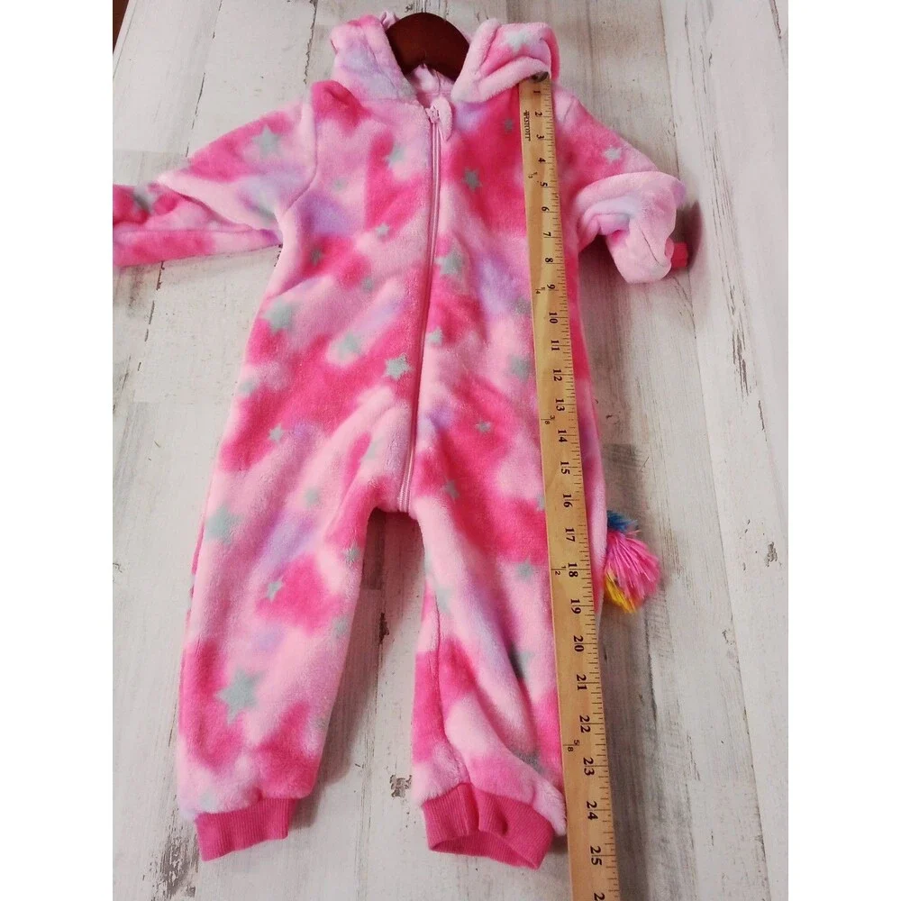 Children's Tye- Dye fleece Unicorn Outfit Size 80 Equivalent To 9-12 Month